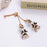 For Verizon Gizmo Watch 1 Metal Band Replacement Watch Strap Heart Clover Decor - Rose Gold - 3