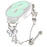 Watch Strap for TicWatch 2 Replacement Metal Band Heart Clover Decor - Starlight - 1