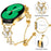 For TicWatch E / E3 Watch Strap Replacement Metal Band Heart Clover Decor - Gold - 4
