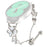 For Realme Techlife Watch S100 Metal Band Replacement Watch Strap Heart Clover Decor - Starlight - 1
