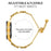 For Coros Apex 42mm Watch Strap Replacement Metal Band Heart Clover Decor - Gold - 6