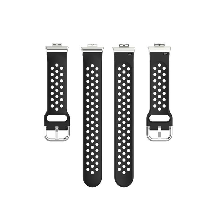 Soft Silicone Sport Watch Band Strap Replacement for Huawei Watch Fit - Black - 7