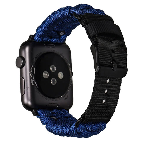 Nylon Watch Strap for Apple Watch Ultra 3 2 1 49mm / Series 11 10 46mm / 9 8 7 45mm / SE3 SE2 SE 6 5 4 44mm / 3 2 1 42mm Single Loop Wristband - Sky Blue - 1