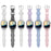 For Apple Watch Series 10 42mm Watch Case with Band Wave Pattern Integrated Watch Strap TPU Adjustable - Black - 5