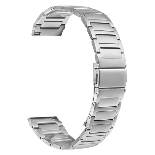 Metal Watch Band for Samsung Galaxy Watch 46mm Adjustable Watch Strap - Silver - 1