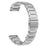 Metal Watch Band for Samsung Galaxy Watch 46mm Adjustable Watch Strap - Silver - 1
