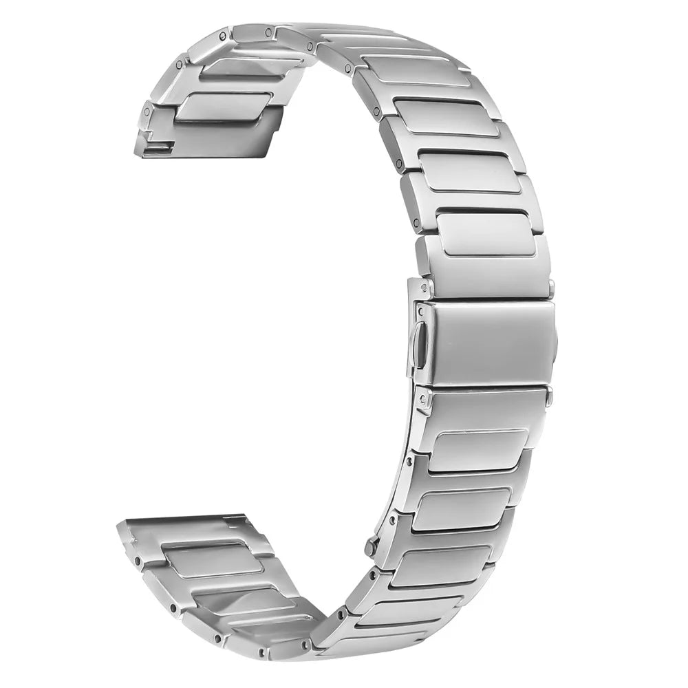 Metal Watch Band for Huawei Watch GT 4 46mm Adjustable Watch Strap - Silver - 1