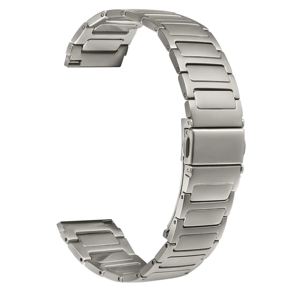 Metal Watch Band for Huawei Watch GT 4 46mm Adjustable Watch Strap - Titanium - 1