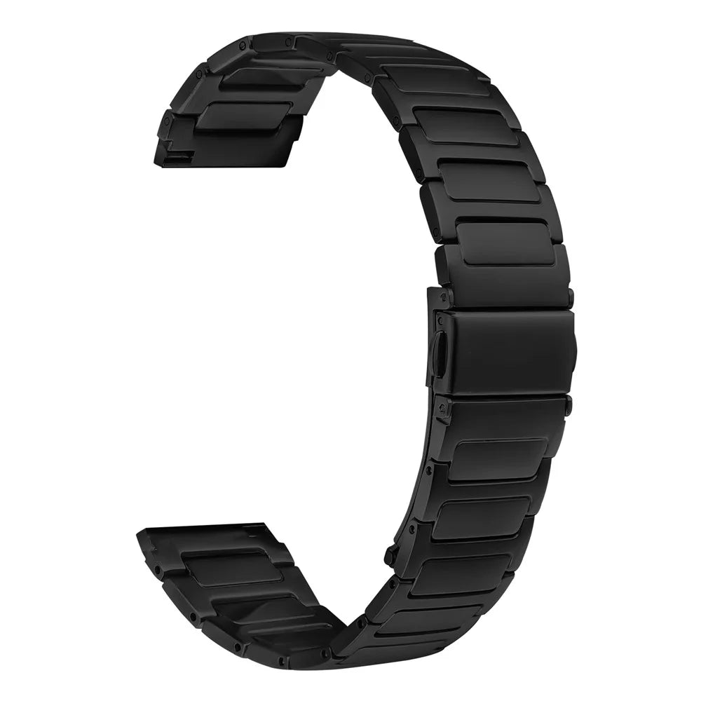 Metal Watch Band for Huawei Watch 4 / 4 Pro Adjustable Watch Strap - Black - 1
