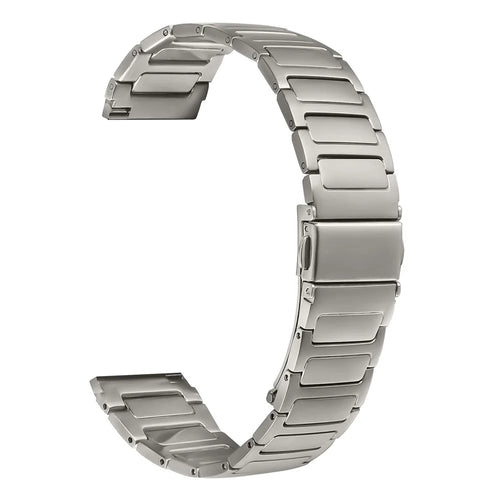 Metal Watch Band for Huawei Watch Ultimate Adjustable Watch Strap - Titanium - 1