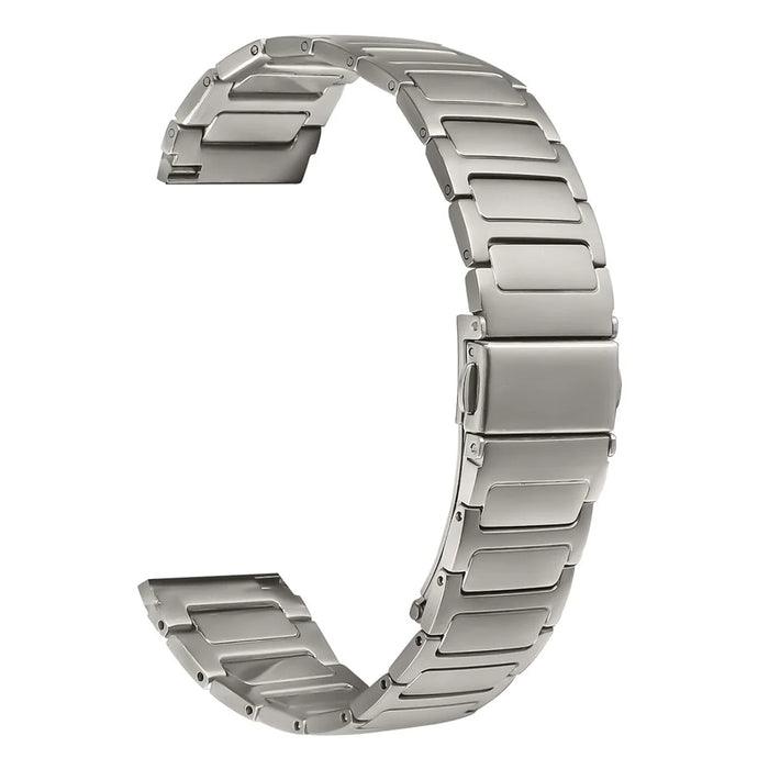 Metal Watch Band for Huawei Watch Ultimate Adjustable Watch Strap - Titanium - 1
