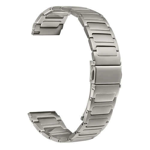 For Huawei Watch GT 3 SE Titanium Color Watch Band Adjustable Metal Watch Strap - 1
