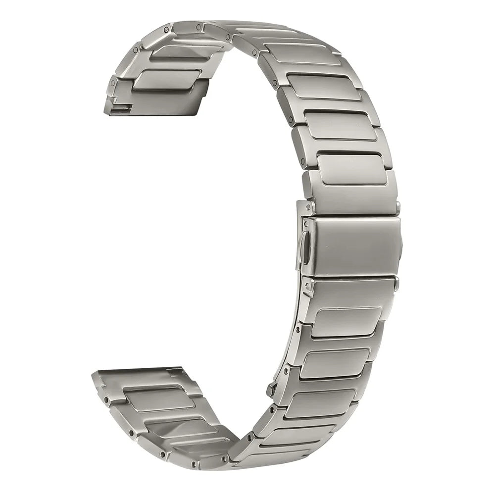For Huawei Watch GT 3 SE Titanium Color Watch Band Adjustable Metal Watch Strap - 1