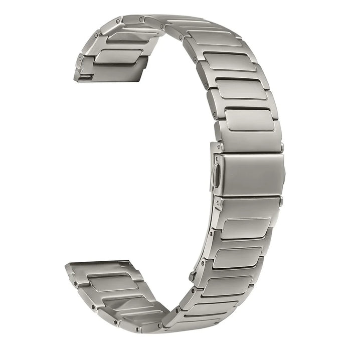 For Huawei Watch GT 3 SE Titanium Color Watch Band Adjustable Metal Watch Strap - 1