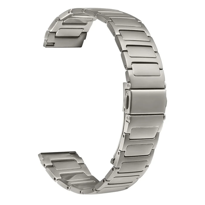 For Huawei Watch Buds Titanium Color Watch Band Adjustable Metal Watch Strap - 1