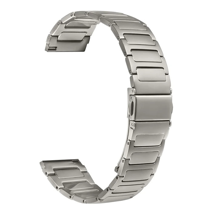 For Huawei Watch GT 3 Pro 46mm Titanium Color Watch Band Adjustable Metal Watch Strap - 1