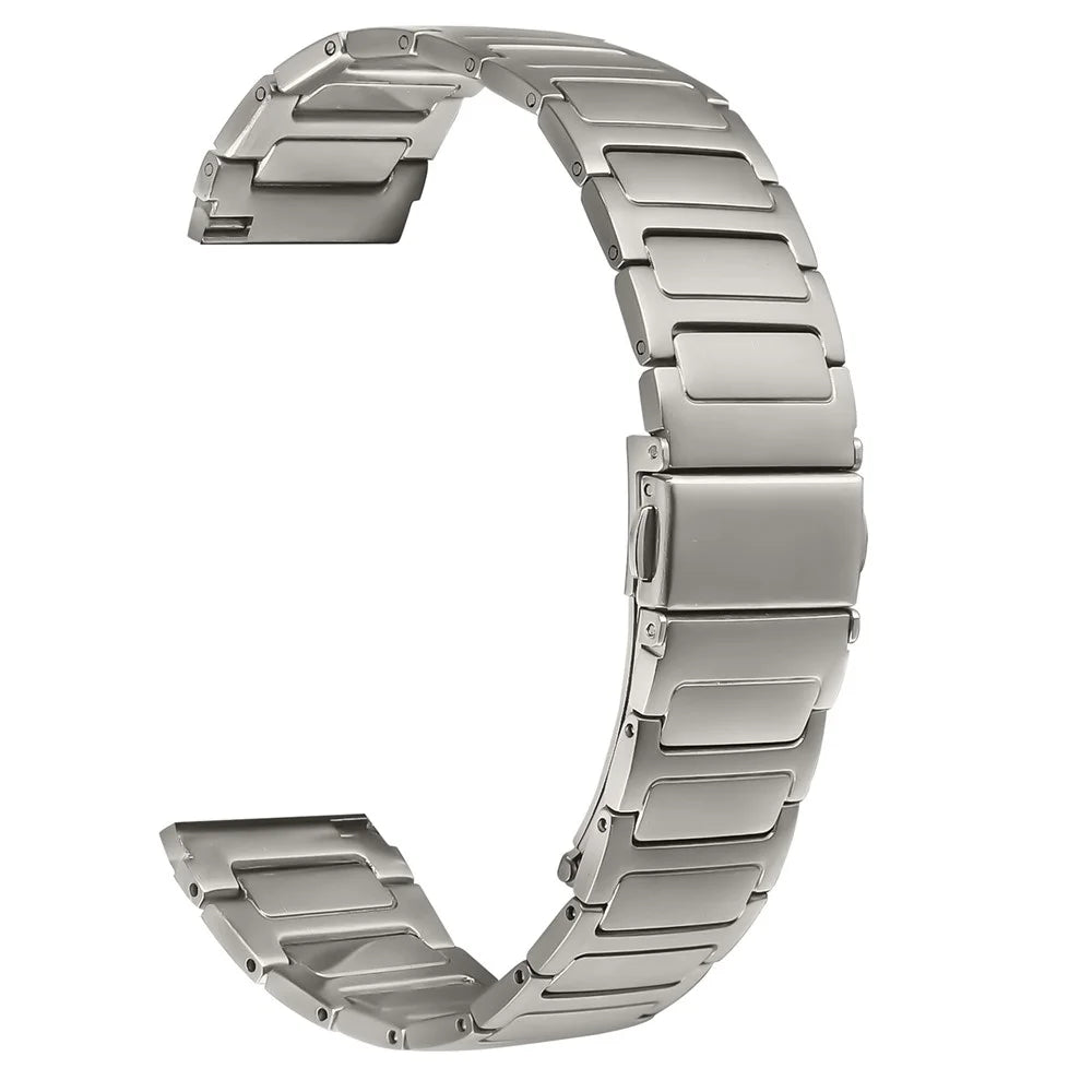For Huawei Watch GT Runner Titanium Color Watch Band Adjustable Metal Watch Strap - 1