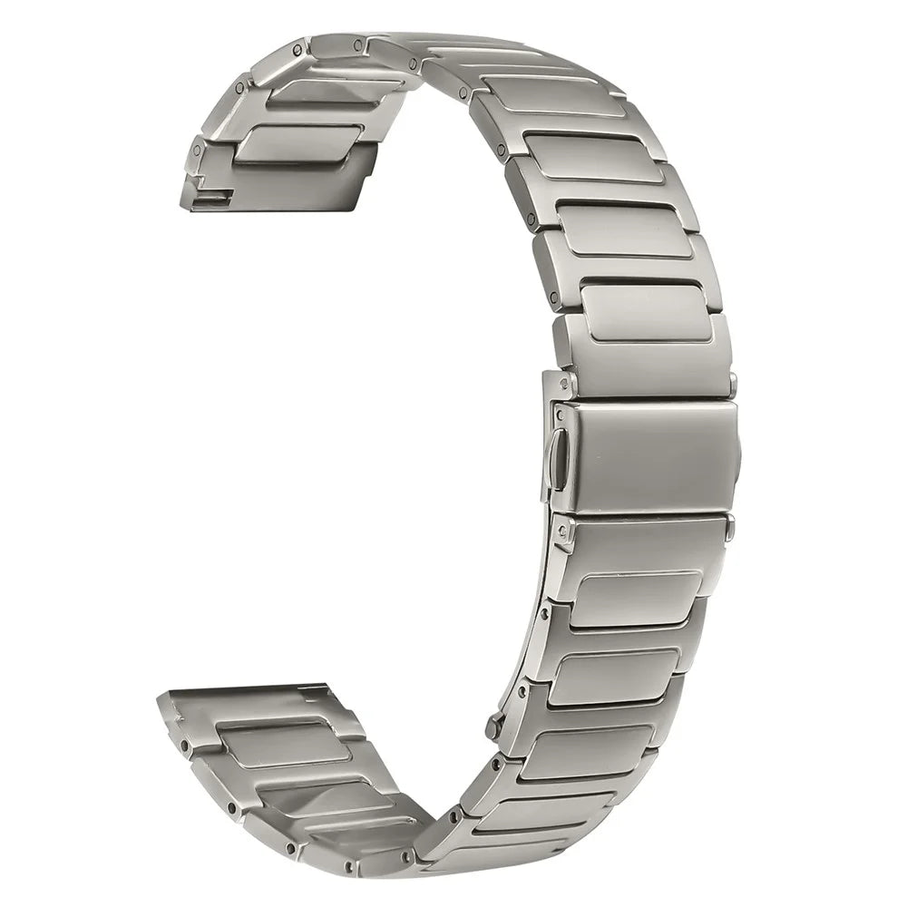 For Huawei Watch GT 3 46mm Titanium Color Watch Band Adjustable Metal Watch Strap - 1