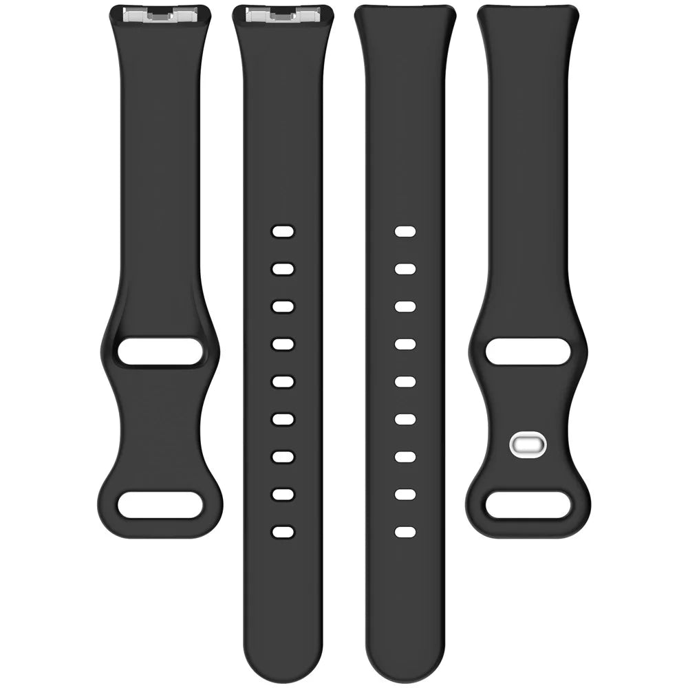 Silicone Watch Strap for Huawei Band 9 NFC  /  9  /  8 NFC  /  8 Slim Fit Figure 8 Wrist Band - Black - 5