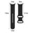 For Google Pixel Watch 4 45mm / Watch 3 45mm Silicone Watch Band Adjustable Strap Replacement Wristband - Black - 5