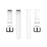 Solid Color Silicone Sport Watch Band Wrist Strap Replacement for Honor Watch GS Pro - White - 4