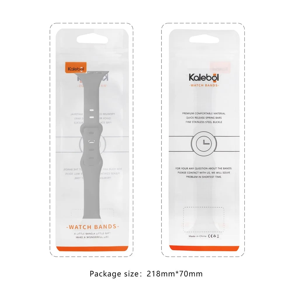 KALEBOL Silicone Strap for Apple Watch Series 11 10 42mm / 9 87 41mm / SE3 SE2 SE 6 5 4 40mm / 3 2 1 38mm Butterfly Buckle Watch Band - Pink + Wine Red - 4