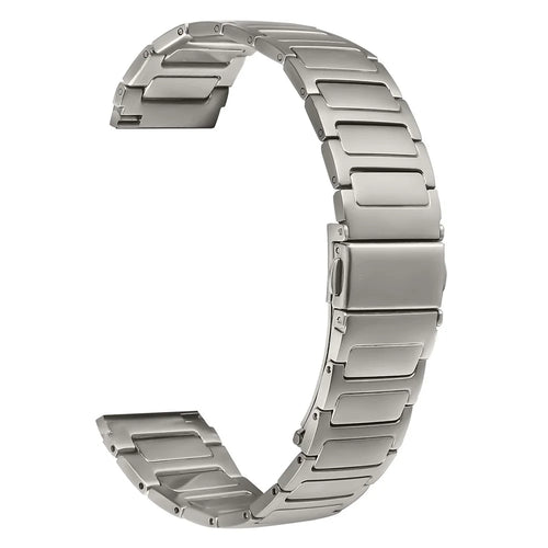 For Huawei Watch GT 2e Watch Band Adjustable Titanium Color Stainless Steel Metal Watch Strap - 1