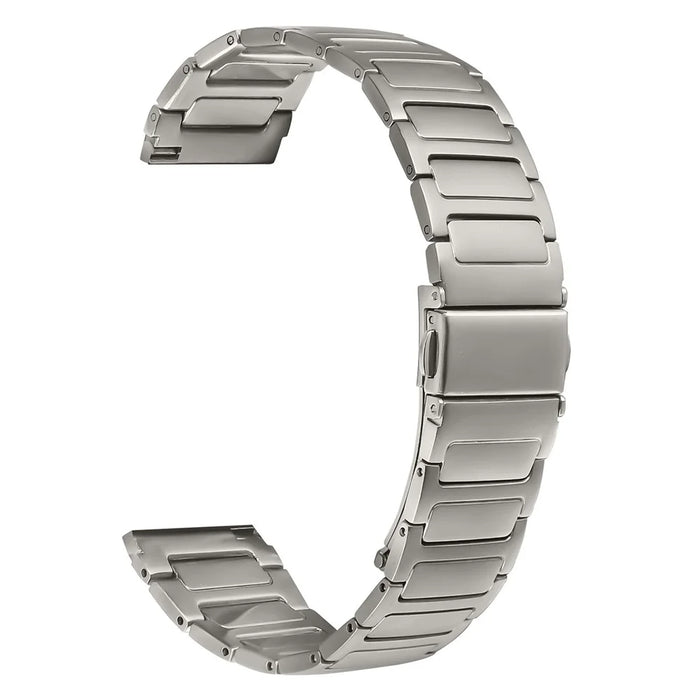 For Huawei Watch GT 2e Watch Band Adjustable Titanium Color Stainless Steel Metal Watch Strap - 1