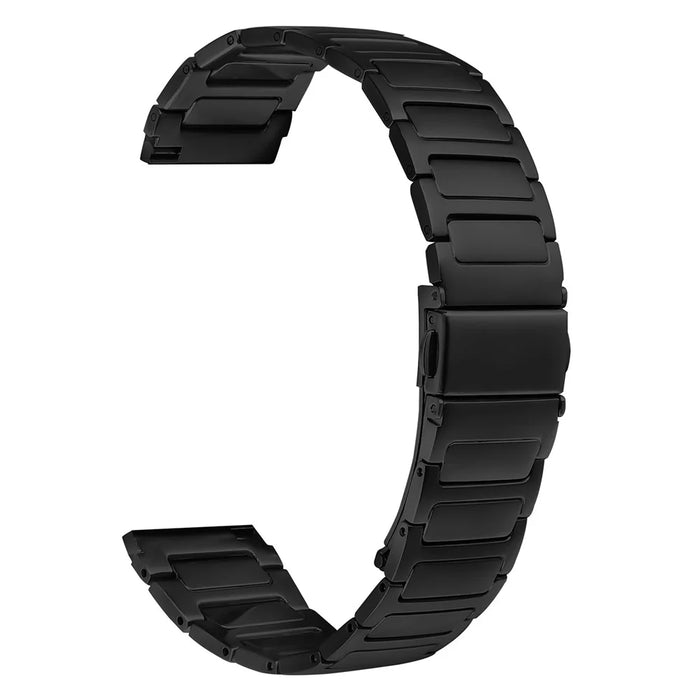 For Honor Watch GS Pro Metal Watch Band Stainless Steel Adjustable Watch Strap - Black - 1