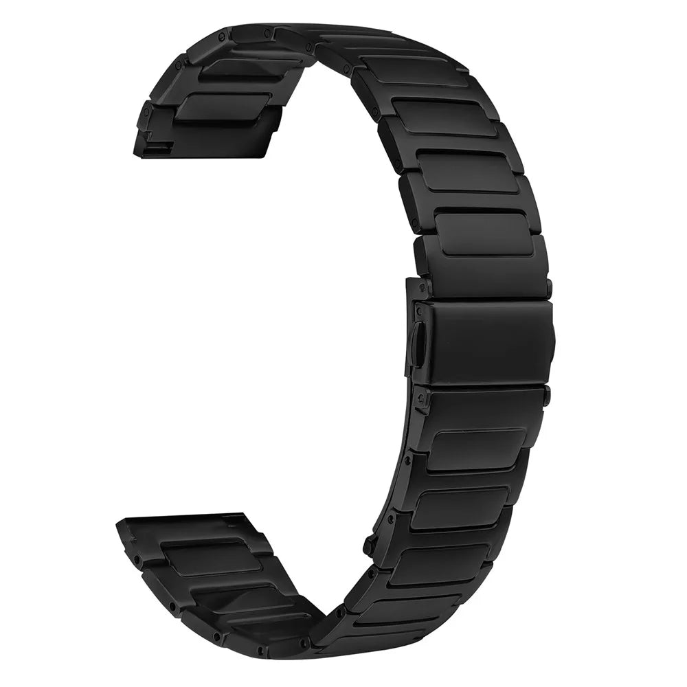 For Honor Watch Dream Metal Watch Band Stainless Steel Adjustable Watch Strap - Black - 1