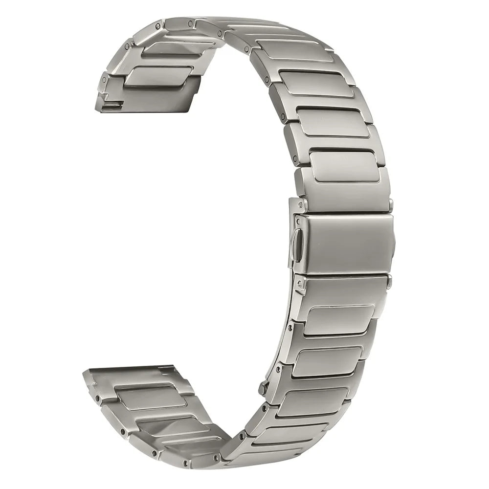 For Huami Amazfit GTR 4 46mm Band Adjustable Titanium Color Stainless Steel Watch Strap - 1