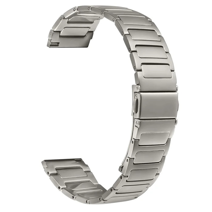 For Xiaomi Watch S1 / S1 Active Watch Band Adjustable Titanium Color Stainless Steel Metal Watch Strap - 1