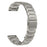 For Garmin Forerunner 255 Watch Band Adjustable Titanium Color Stainless Steel Metal Watch Strap - 1