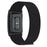For WHOOP 4.0 Fitness Tracker Magic Tape Nylon Wristband Replacement Strap with PC Case - Black - 2