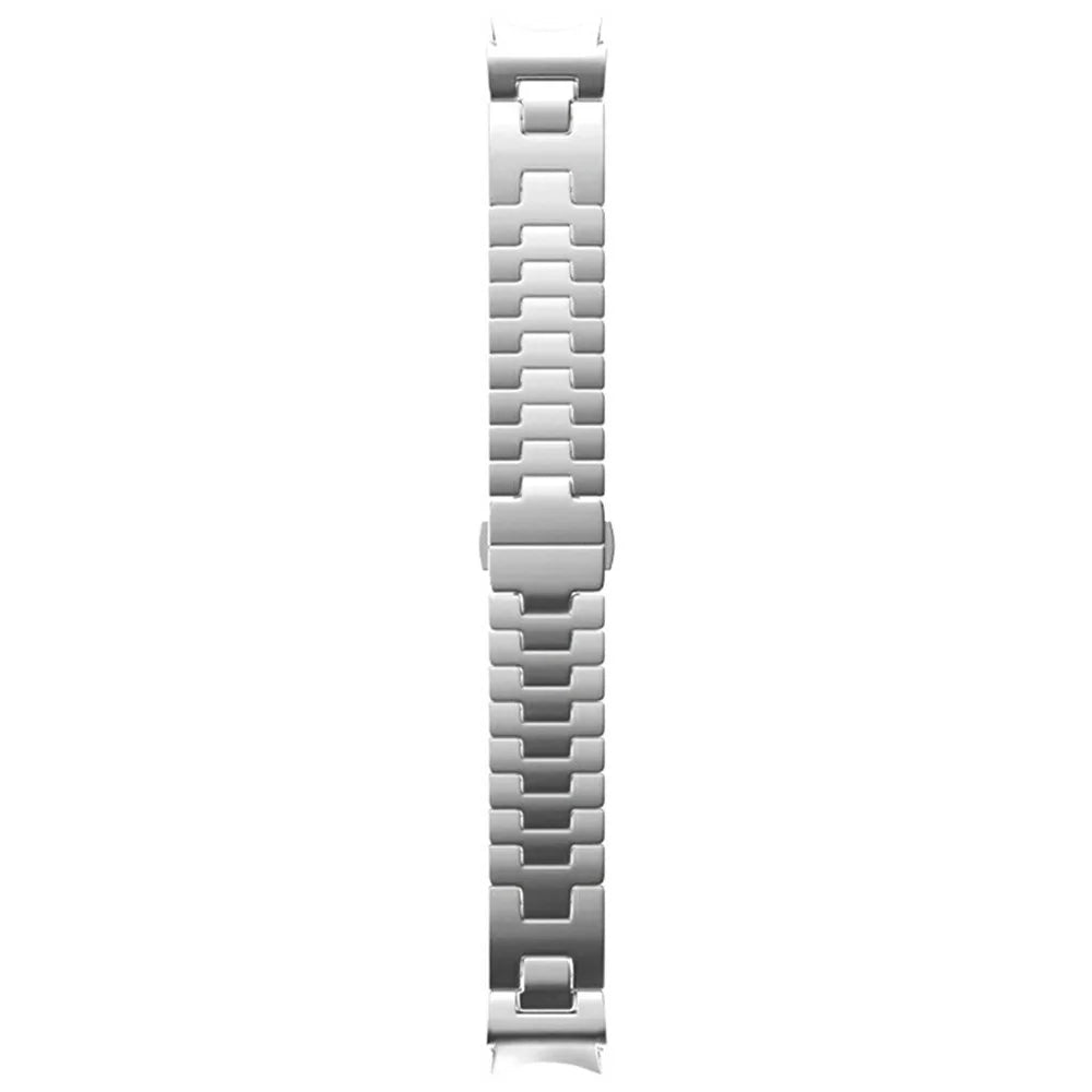 Watch Band for Samsung Galaxy Watch7 / Watch FE / Watch6 / Watch5 / Watch4 Stainless Steel Strap - Silver - 3