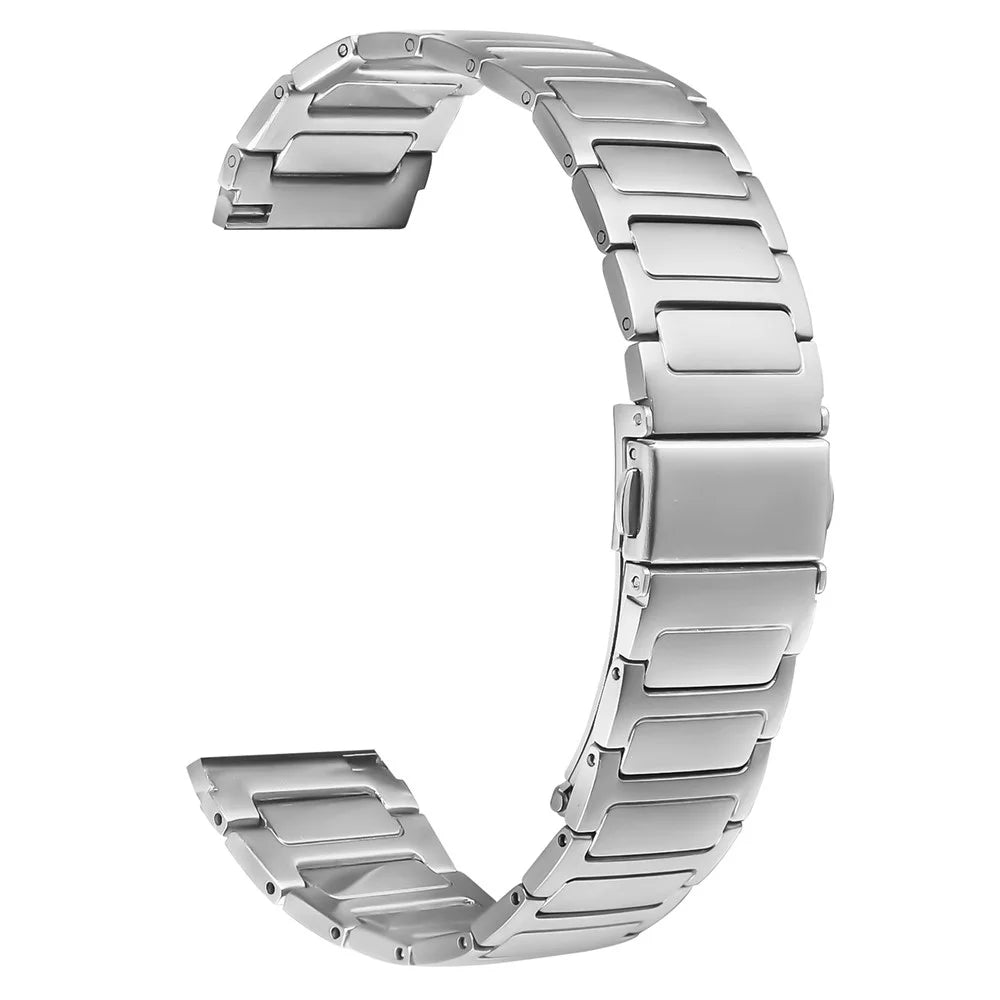 For Samsung Galaxy Watch Ultra2 47mm / Watch Ultra (2025) 47mm / Watch Ultra 47mm Watch Band Silver Stainless Steel Metal Watch Strap - 1