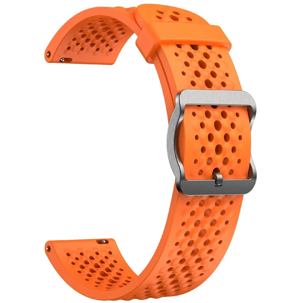 KALEBOL For Xiaomi Watch S4 Sport Silicone Watch Band Adjustable Strap Replacement - Orange - 1