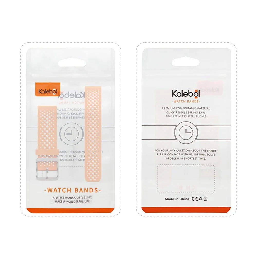 KALEBOL For Xiaomi Watch S4 Sport Silicone Watch Band Adjustable Strap Replacement - Orange - 7