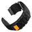 26mm Watch Band for Garmin Fenix 8 51mm / 7X / 6X / 5X Quick Release Nylon Magic Tape Strap - Black - 1