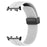 For Huawei Watch D2 Magnetic Folding Buckle Silicone Watch Strap Replacement Wristband - White - 1