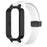 For Xiaomi Smart Band 9 Active  /  Redmi Band 3 Silicone Watch Band Magnetic Folding Buckle Wrist Strap - White - 1