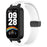 For Xiaomi Smart Band 9 Active  /  Redmi Band 3 Silicone Watch Band Magnetic Folding Buckle Wrist Strap - White - 2