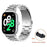 For vivo Watch GT Strap Replacement 3-Bead Silver Metal Watch Band - 3