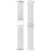 For vivo Watch GT Strap Replacement 3-Bead Silver Metal Watch Band - 4