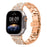 Watch Band For Apple Watch Ultra 3 2 1 49mm / Series 11 10 46mm / 9 8 7 45mm / SE3 SE2 SE 6 5 4 44mm / 3 2 1 42mm Alloy Rhinestones Decor Strap - Rose Gold - 2