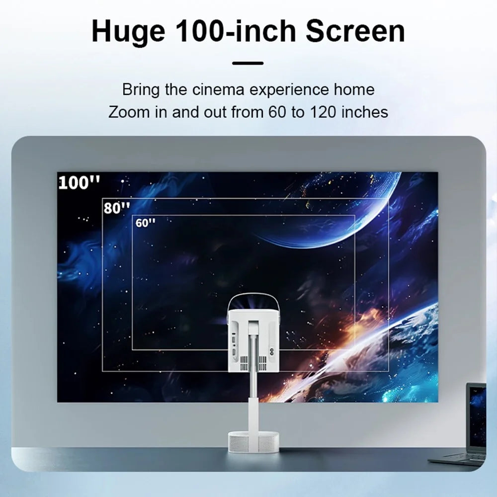 TS-9pro 1080P Projector with Hidden Bracket Auto Focus Keystone Correction Home Theater 1+8G - EU Plug - 6