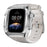 SHELLBOX For Apple Watch Series 10 46mm Metal Anti Drop Modification Watch Case with Band - Steel Color+White - 1