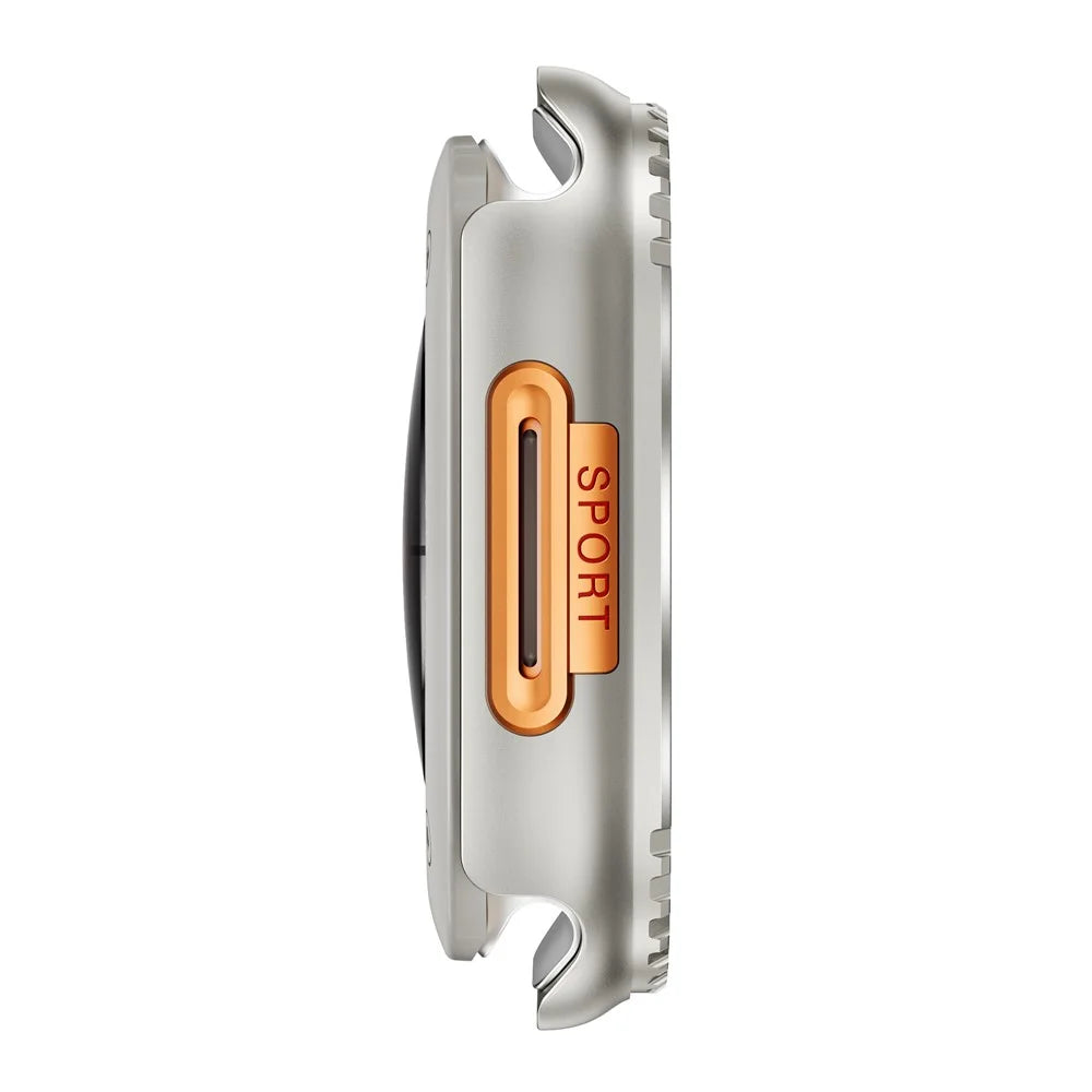 For Apple Watch Series 11 / 10 46mm Metal Case Watch Protective Cover - Titanium - 4