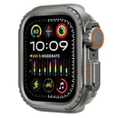 For Apple Watch Series 11 / 10 42mm Metal Case Watch Protective Cover - Grey - 1