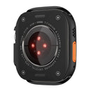 For Apple Watch Ultra 3 / Ultra 2 / Ultra 49mm Watch Case Zinc Alloy + PC Protective Cover - Black - 3